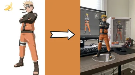 谷歌Gemini手办图片怎么制作?NanoBanana手办生成教程(含指令)